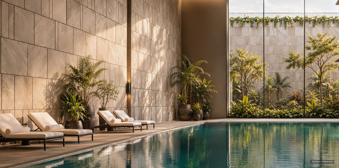 Three Sixty North luxury pool area